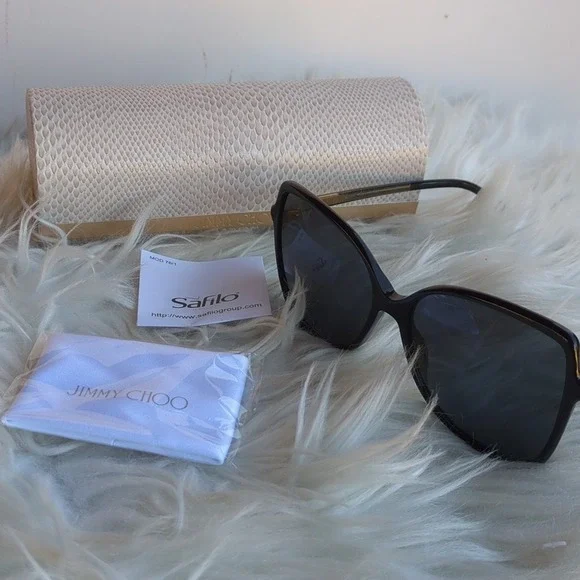 Jimmy‎ Choo Fedes Nylon Butterfly Sunglasses, New